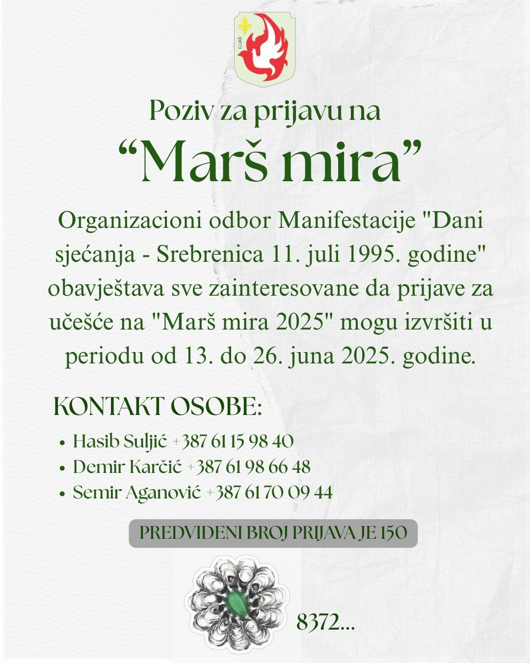 Poziv za prijavu na1