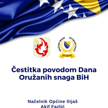 Čestitka povodom 18. godišnjice Oružanih snaga BiH