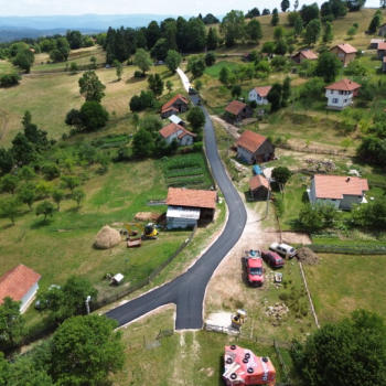 Asfaltiran još jedan put na području općine Ilijaš: 240 metara novog asfalta za Vrutke