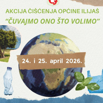 OBAVIJEST: 24. i 25. aprila velika dvodnevna akcija čišćenja povodom Dana planete Zemlje