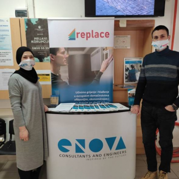 U prostorijama Općine Ilijaš postavljen informativni štand projekta “REPLACE”