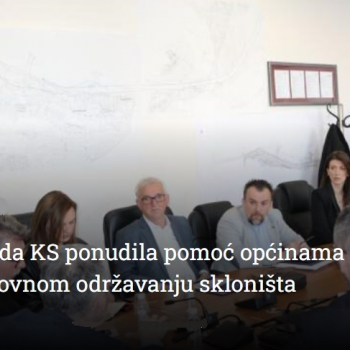 Vlada KS ponudila pomoć općinama u redovnom održavanju skloništa