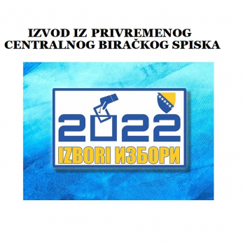 Izvod iz privremenog centralnog biračkog spiska