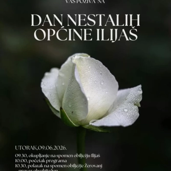 Poziv na obilježavanje Dana nestalih općine Ilijaš